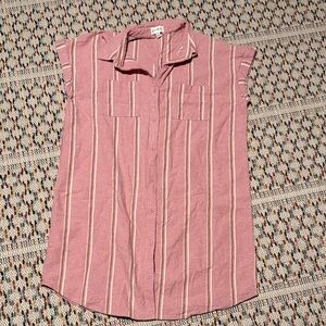 Wonderly Pink Striped Mini Dress